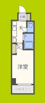 ラナップスクエア同心Ⅱ 間取り