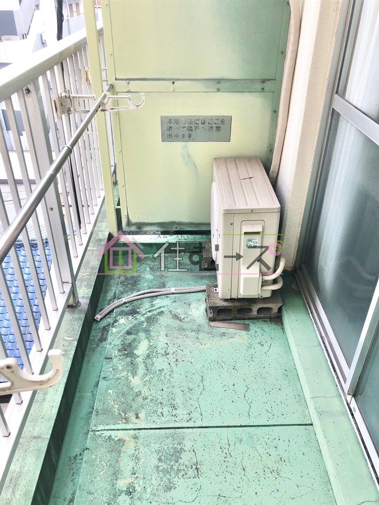 東中島マンション ベランダ
