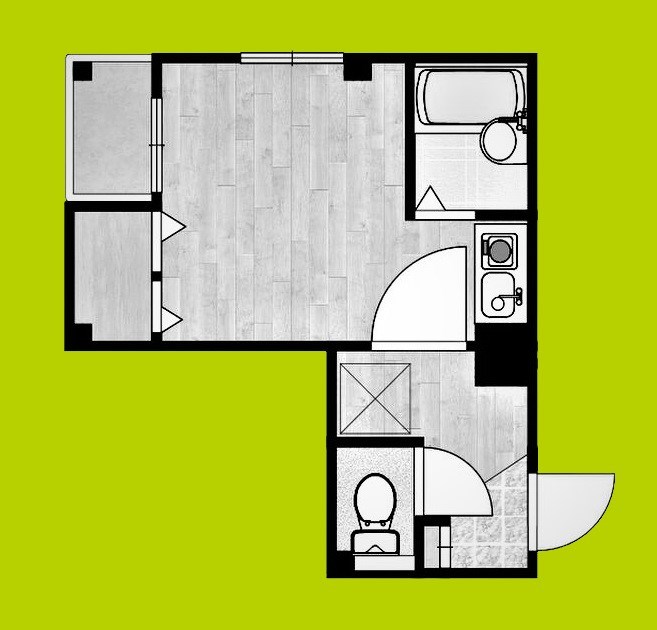 コーポ三原Ⅱ 間取り