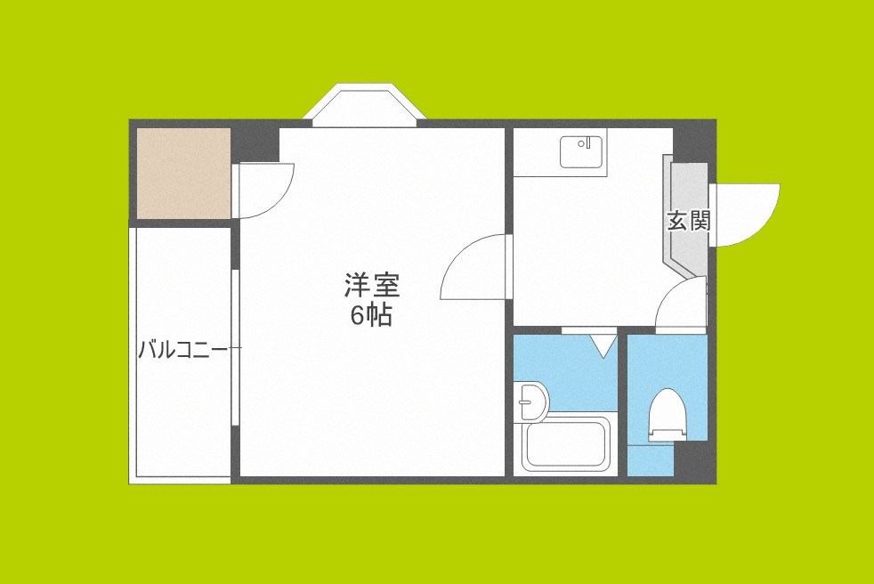 グローハイツ松崎町 間取り