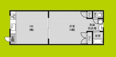 内代町1丁目貸家 間取り