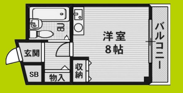 ハイム鳩ケ瀬 間取り