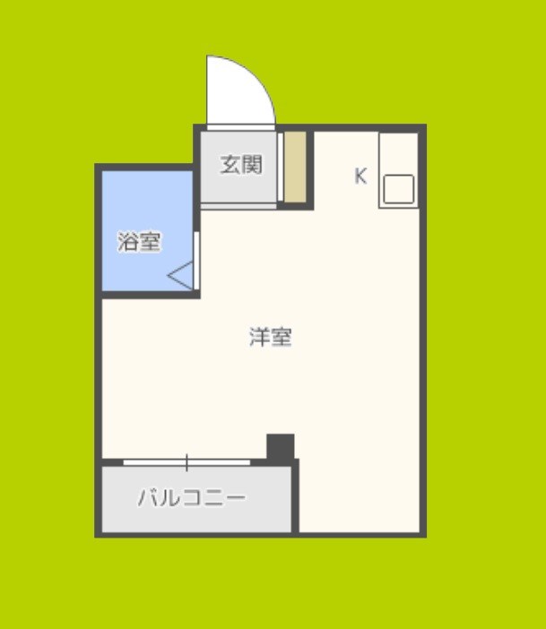 ハイツ南の風 間取り