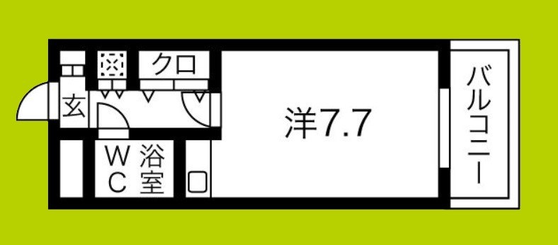 朝日プラザ岸里パサージュ 間取り