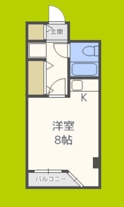 朝日プラザ岸里パサージュ 間取り