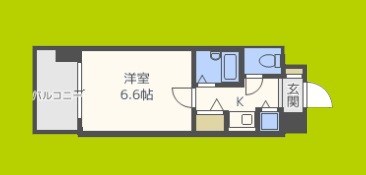エスティライフ難波西 間取り