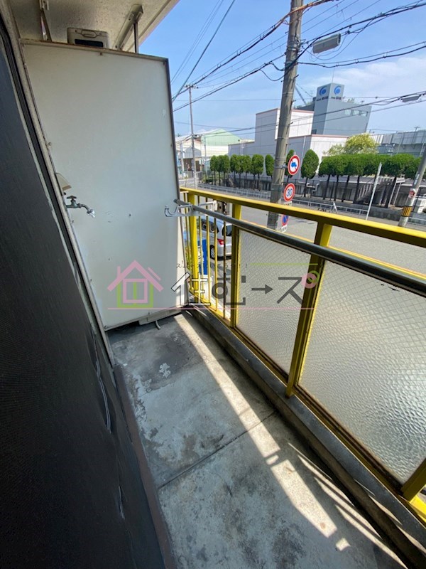 山下マンション ベランダ