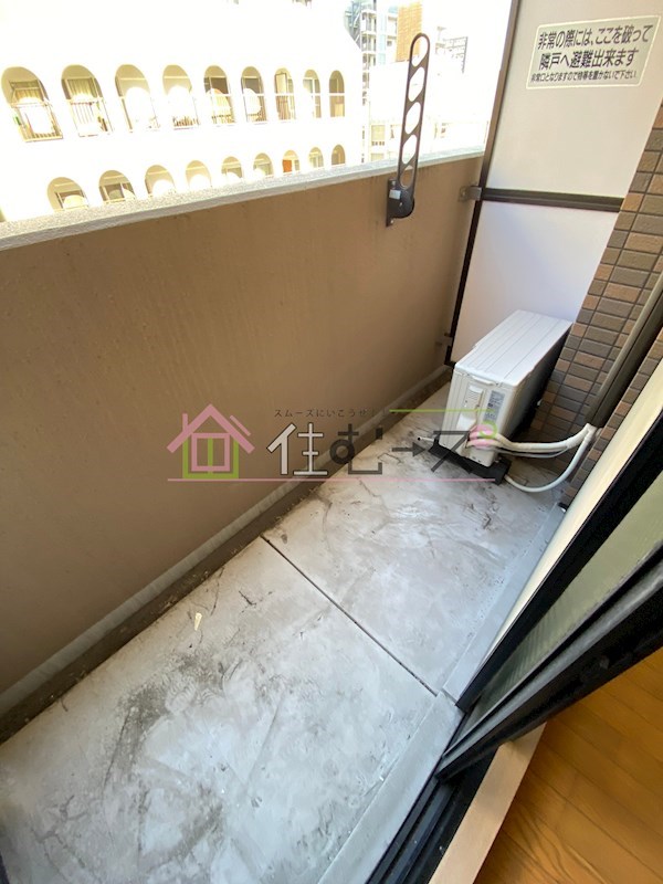 ラナップスクエア同心 ベランダ