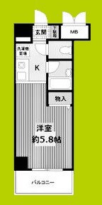 クレール東天満 間取り