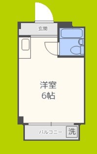 清水728ハイツ 間取り