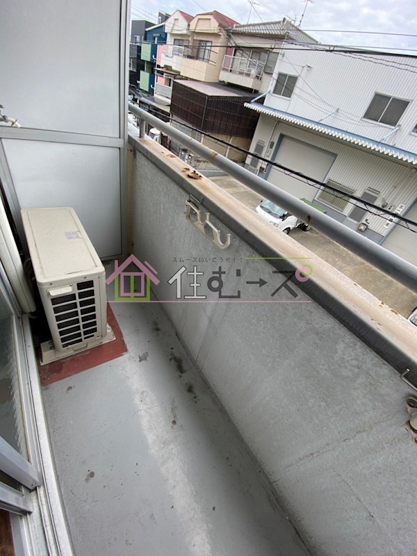 清水728ハイツ ベランダ