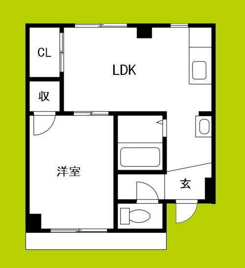 クオーレ神崎川 間取り