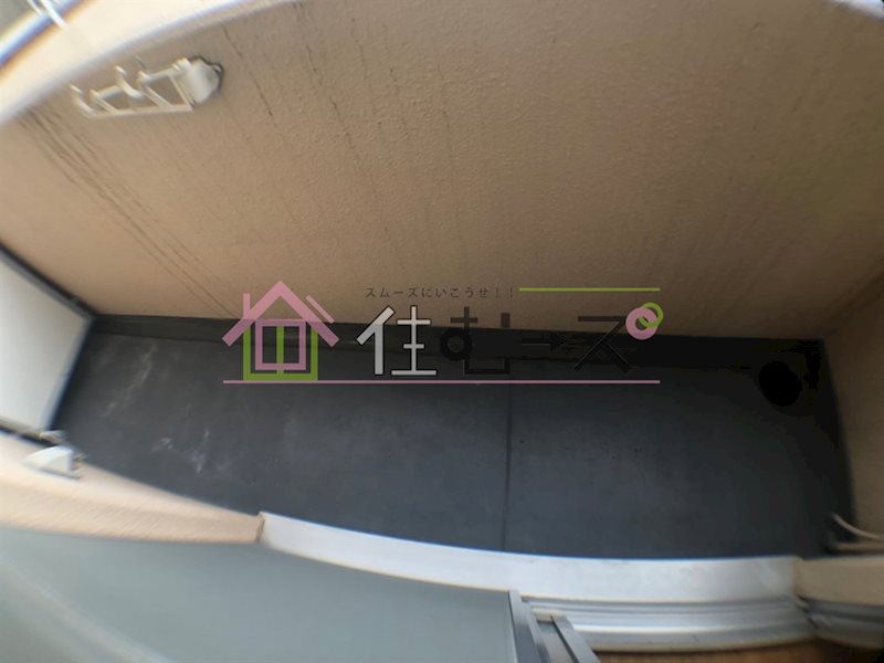 ドミールあさひ ベランダ