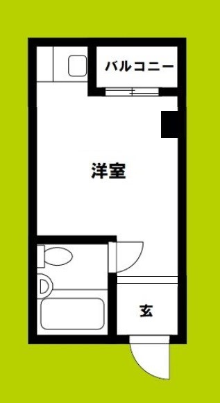 大国町ハイツ 間取り