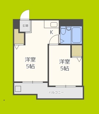 アメニティー新高二番館 間取り