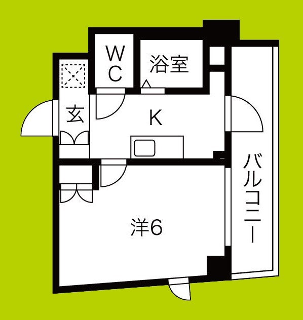 ドミール桜川Ⅱ 間取り