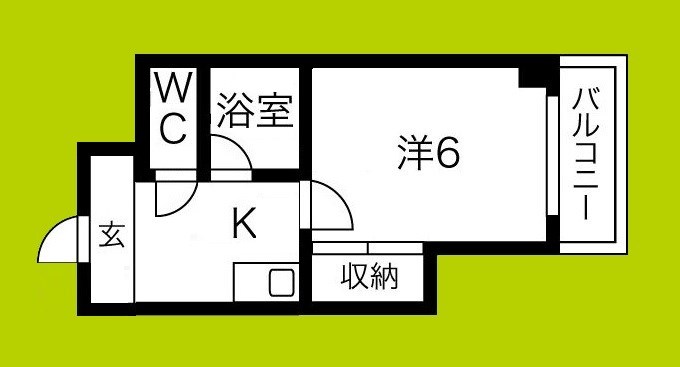 ハーモニー弁天 間取り