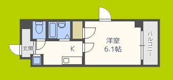 ドエル南堀江1番館 間取り