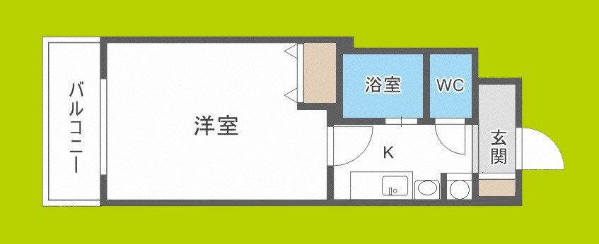 YAHATA西長堀 間取り