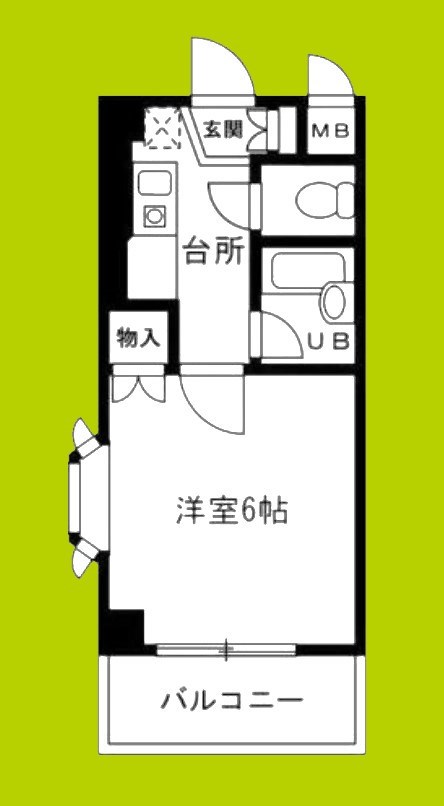 サンダイアル緑橋 間取り