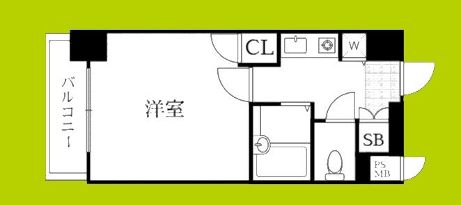 リーガル新大阪Ⅴ 間取り