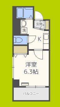 みおつくし東なんば 間取り