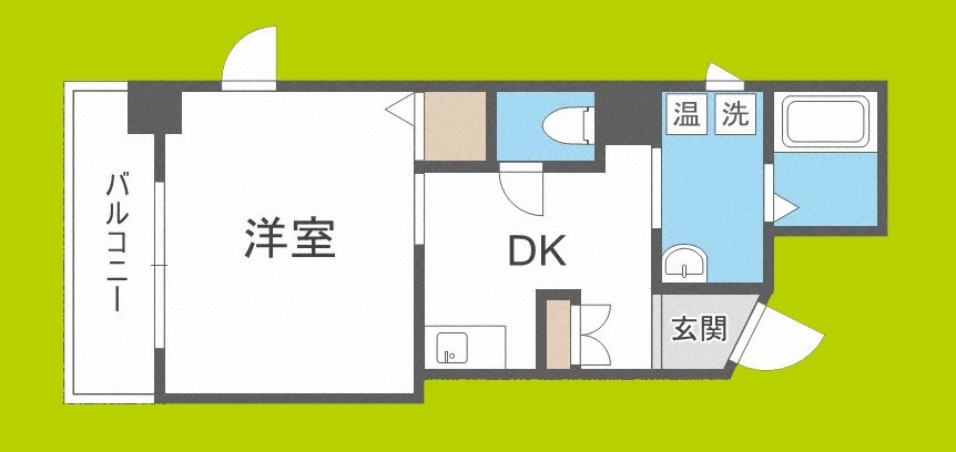 レバンガAP難波南Ⅱ 間取り