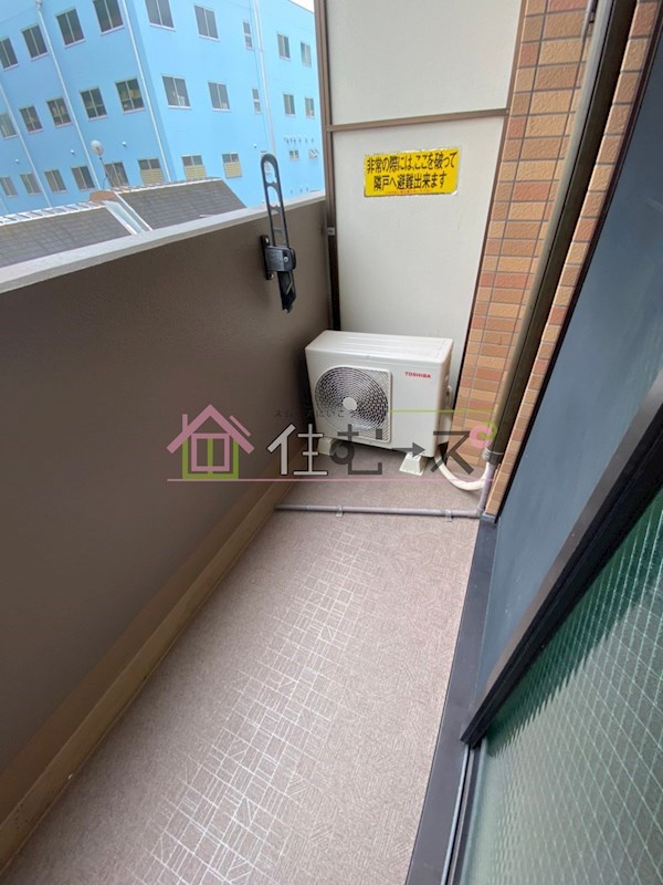 ジュネーゼグラン南堀江 ベランダ