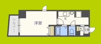 ラナップスクエア阿波座 間取り