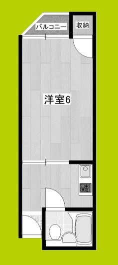 グランビルド新北野Ⅱ 間取り