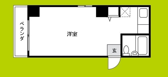 チサンマンション心斎橋2番館 間取り