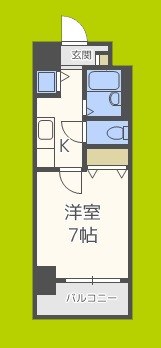 グラマシー心斎橋東 間取り