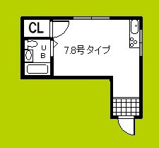 大宝　上本町レッドハイツ 間取り