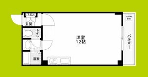 グローリーハイツ東成 間取り