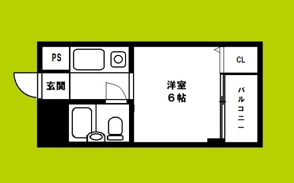 アパートメント東淀川Ⅱ 間取り