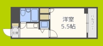 トーカン東淀川キャステール 間取り図