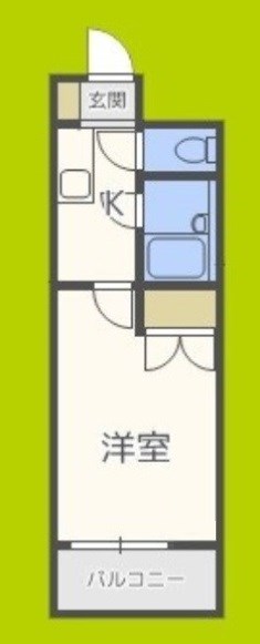 ローズコーポ天満東Ⅱ 間取り