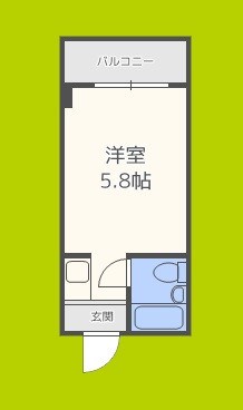 RUGGER　PALACE寺田町 間取り