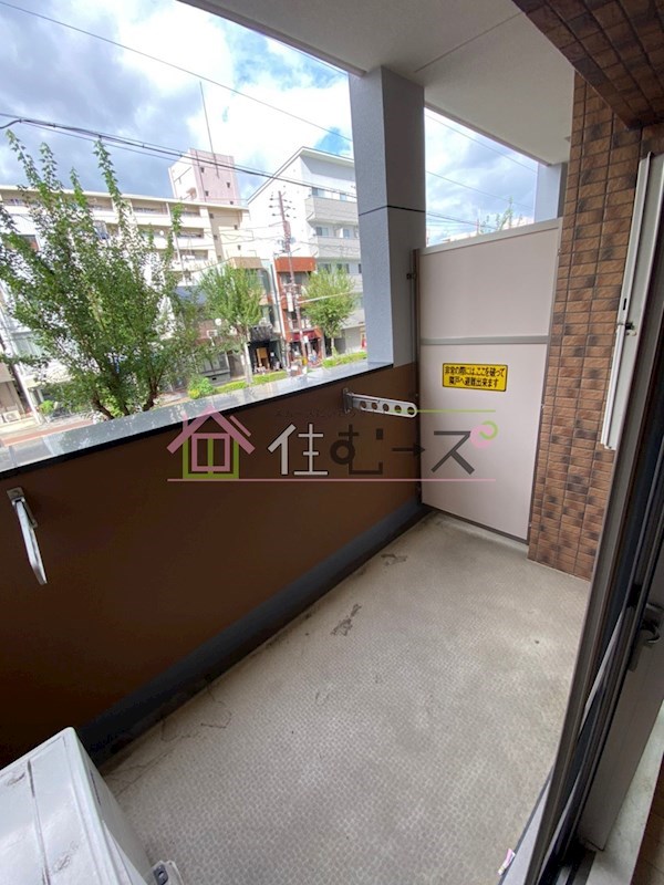 プレサンス城北公園アクアージュ ベランダ