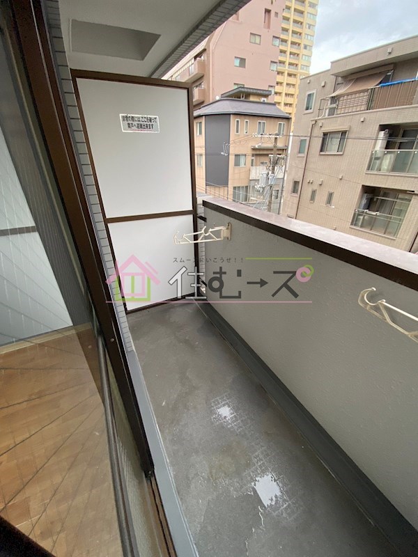 森マンション ベランダ