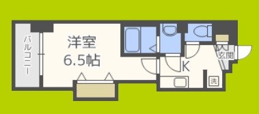 Luxe難波西Ⅰ 間取り