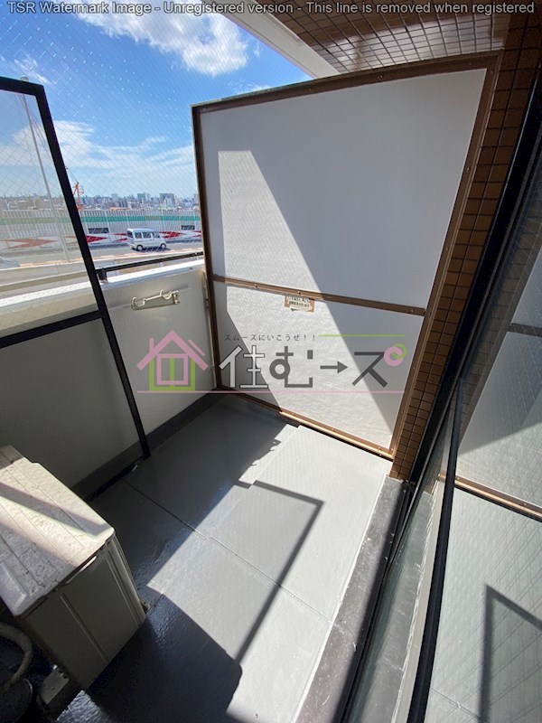 メビウス天王寺西レジデンス ベランダ