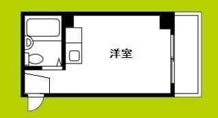 万代住之江コーポ 間取り図