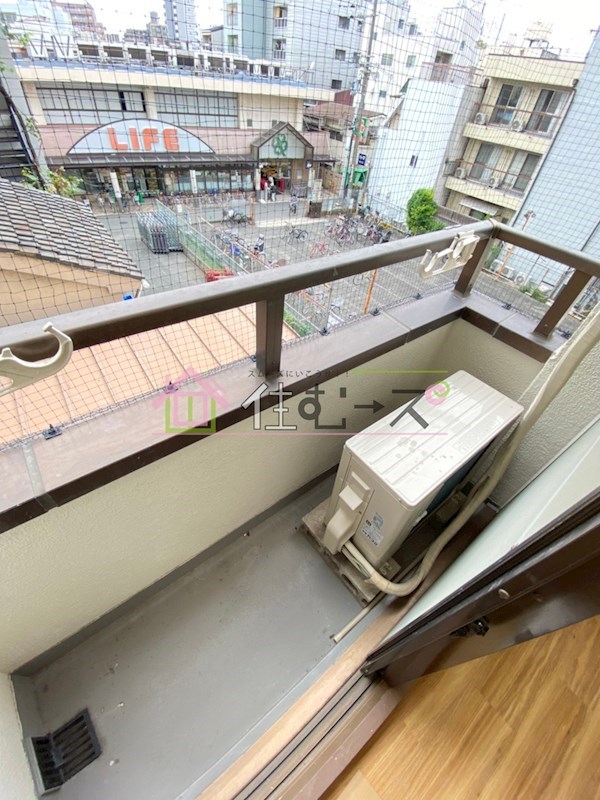 シャンクレール塚本 ベランダ