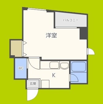 ナニワランド上本町 間取り