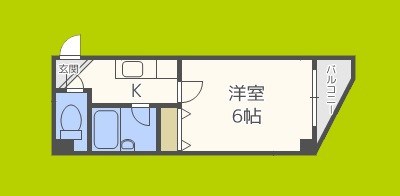 シティハイツ浪速 間取り