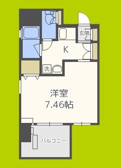 クレアートアドバンス大阪城南 間取り