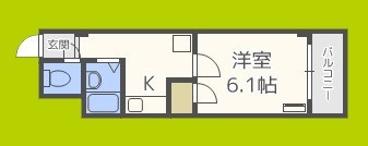 ドエル南堀江1番館 間取り