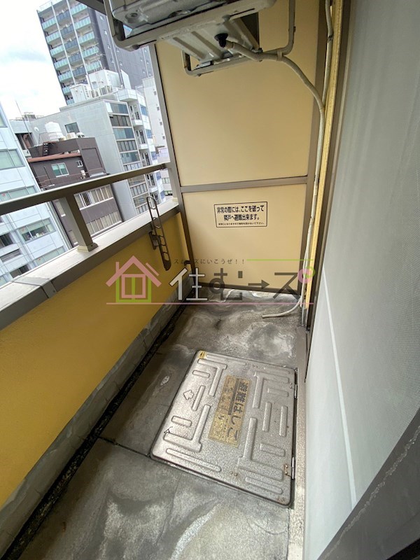 ロイヤルメゾン北浜 ベランダ