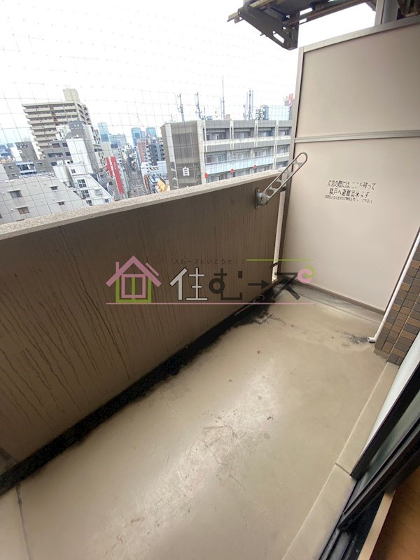 ラナップスクエア天満プライム ベランダ